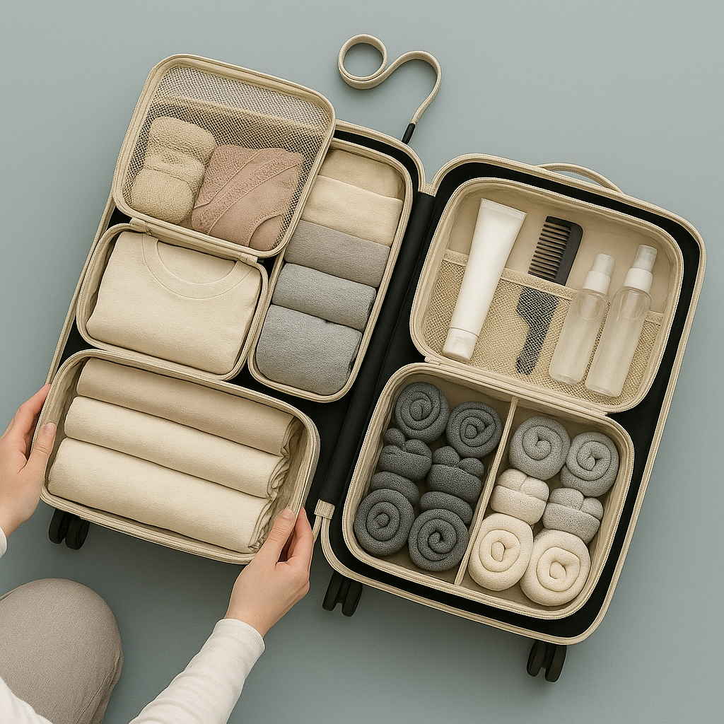 OrderlyPack – Vacuüm Reisset (6-delig) voor Kleding & Bagage